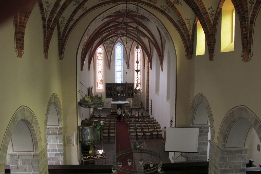 Blick in den Gemeindesaal von St. Marien