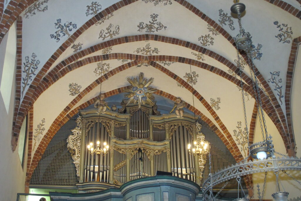 Blick auf die Sauer- Orgel in St. Marien Strausberg